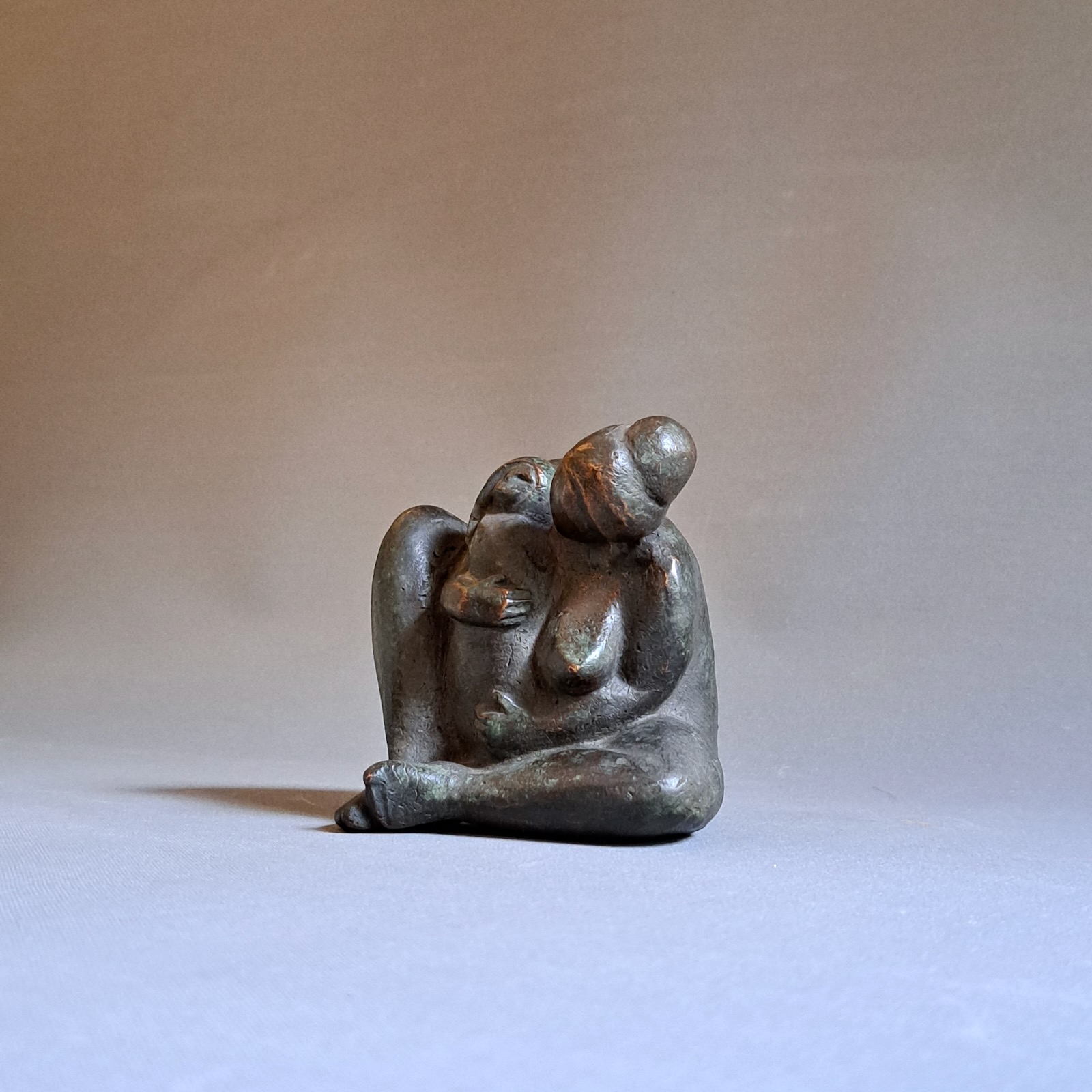 "Pachamama"- Bronzeskulptur – Bild 4