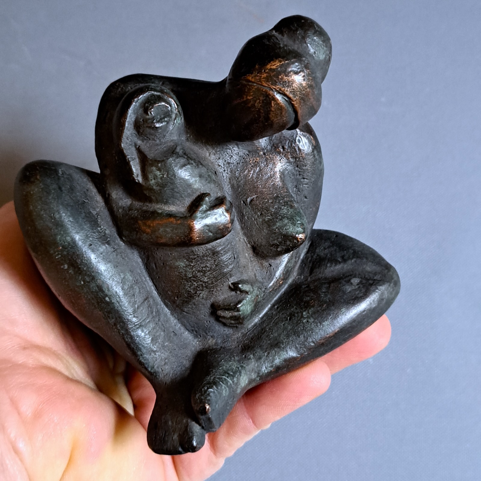 "Pachamama"- Bronzeskulptur – Bild 6